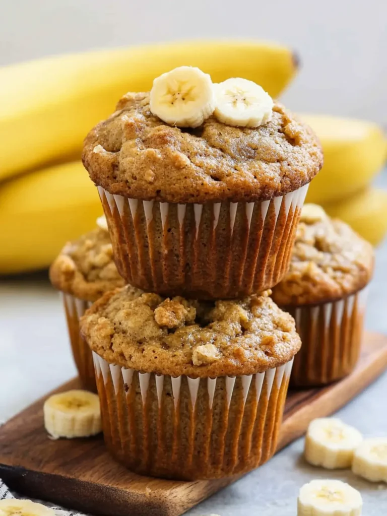 Maple Sweetened Banana Muffins