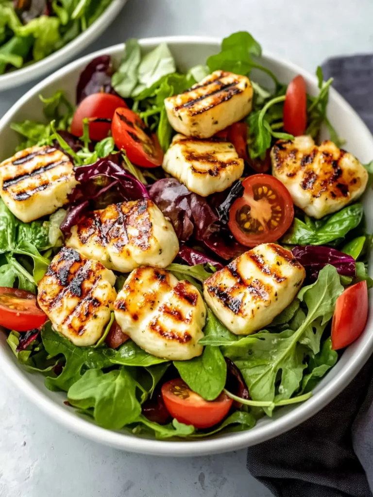 Grilled Halloumi Salad Recipe