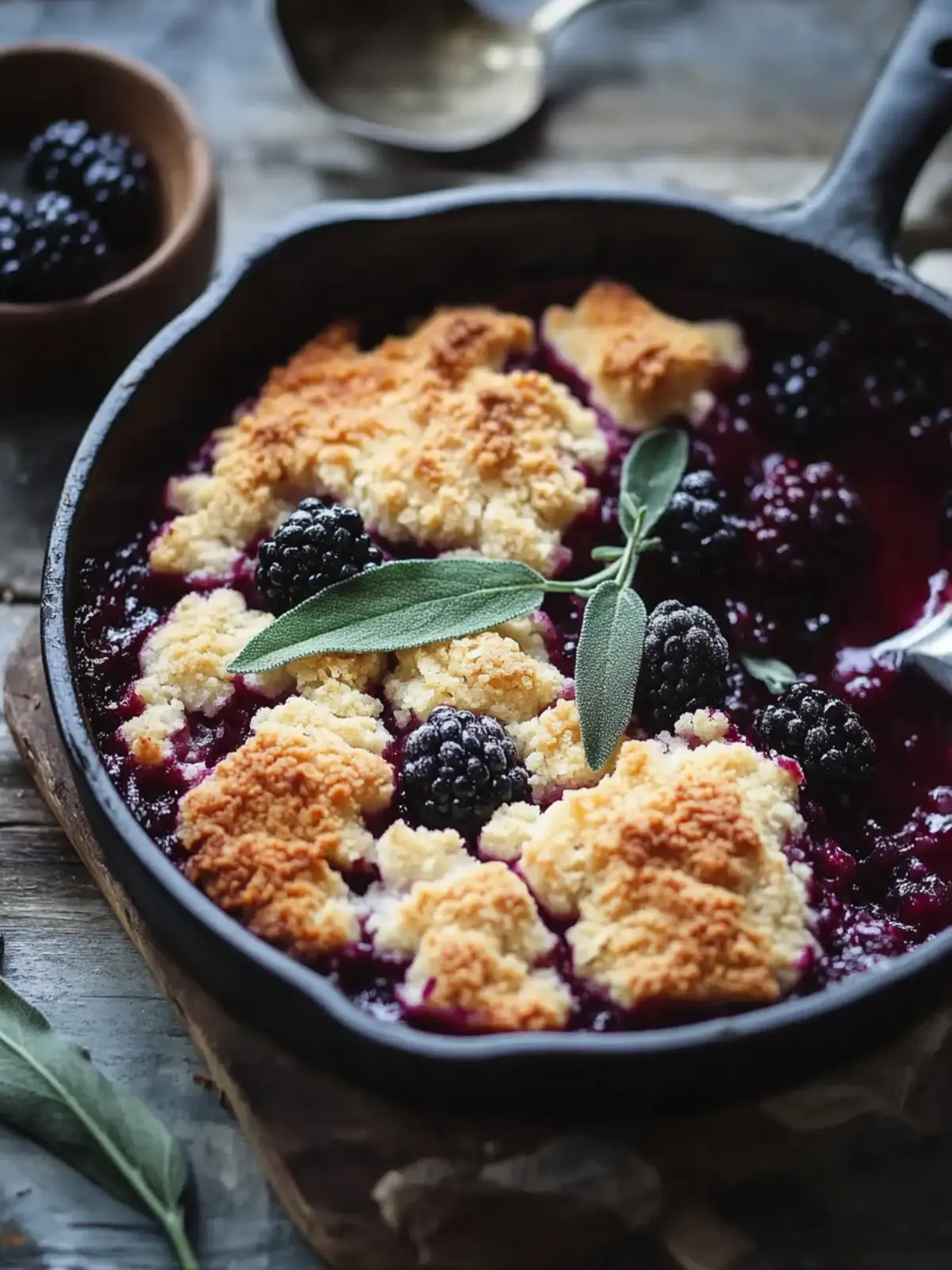 Dark Clouds Blackberry & Sage Cobbler