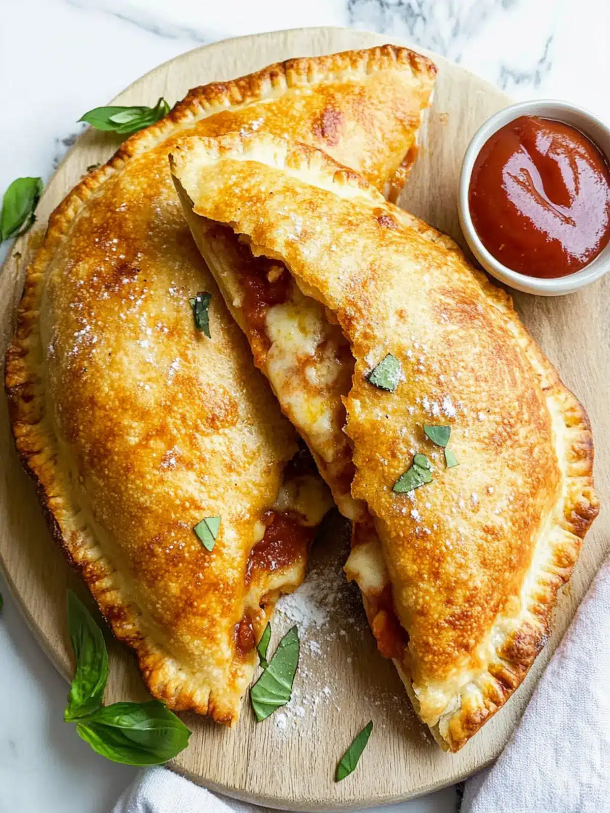 Air Fryer Calzones