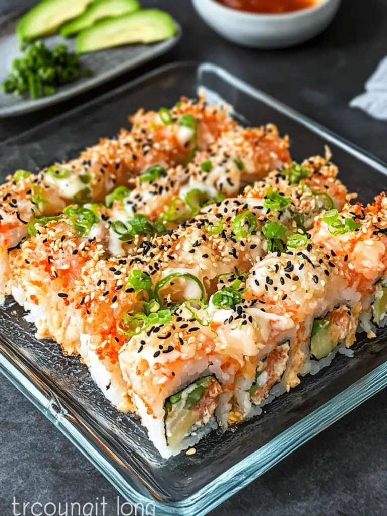 Sushi Bake Recipe Imitation Crab