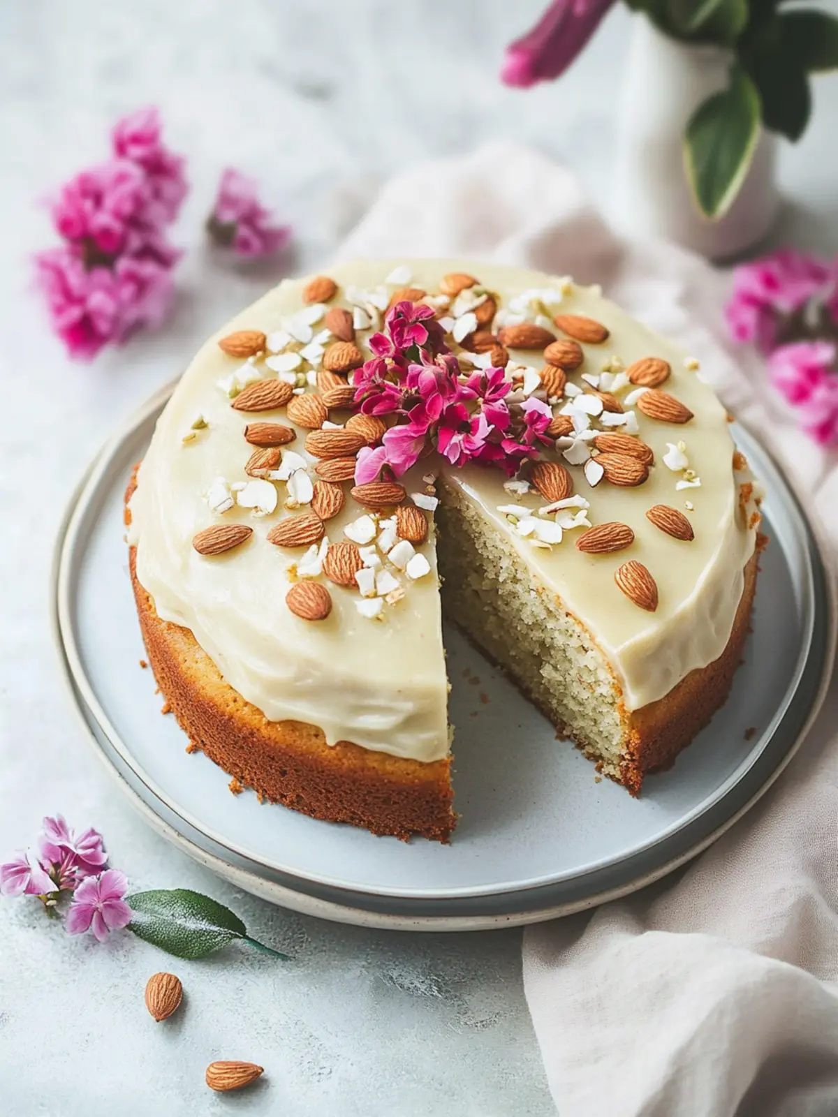 Delightful Cardamom Almond Tea Cake for Cozy Evenings 3 Cardamom Almond Tea Cake