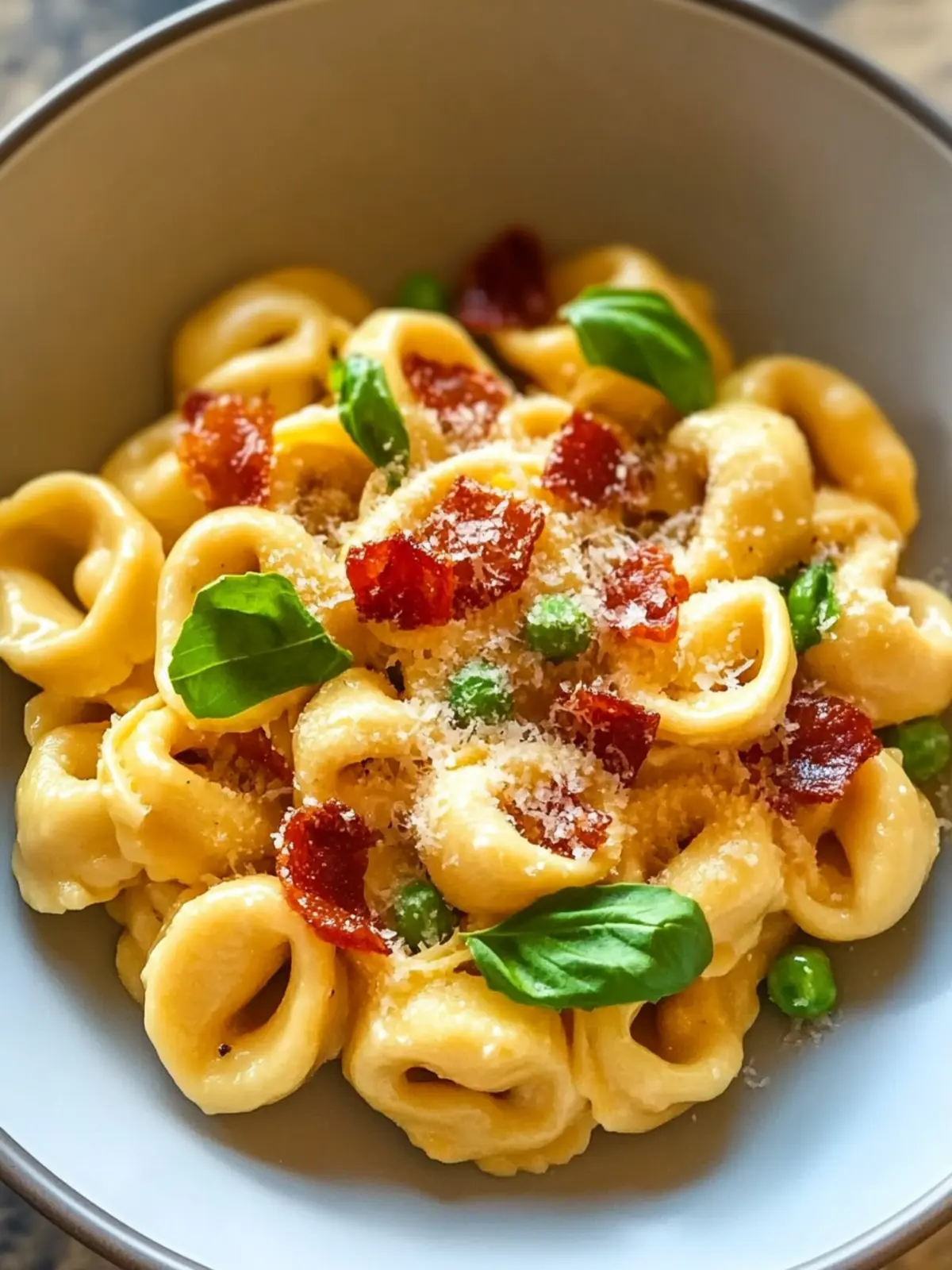 Easy 30-Minute Tortellini Carbonara