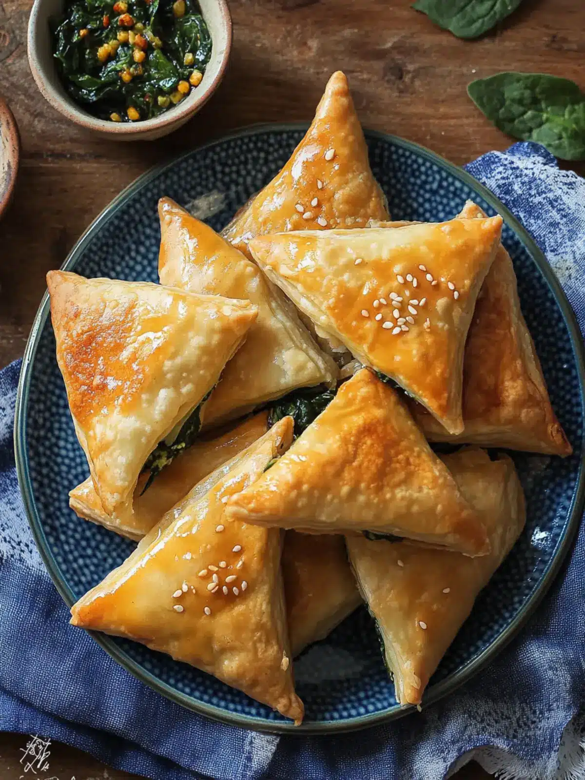 Savory Spinach Fatayer Hand Pies for a Cozy Meal at Home 2 Spinach Fatayer (Hand Pies)