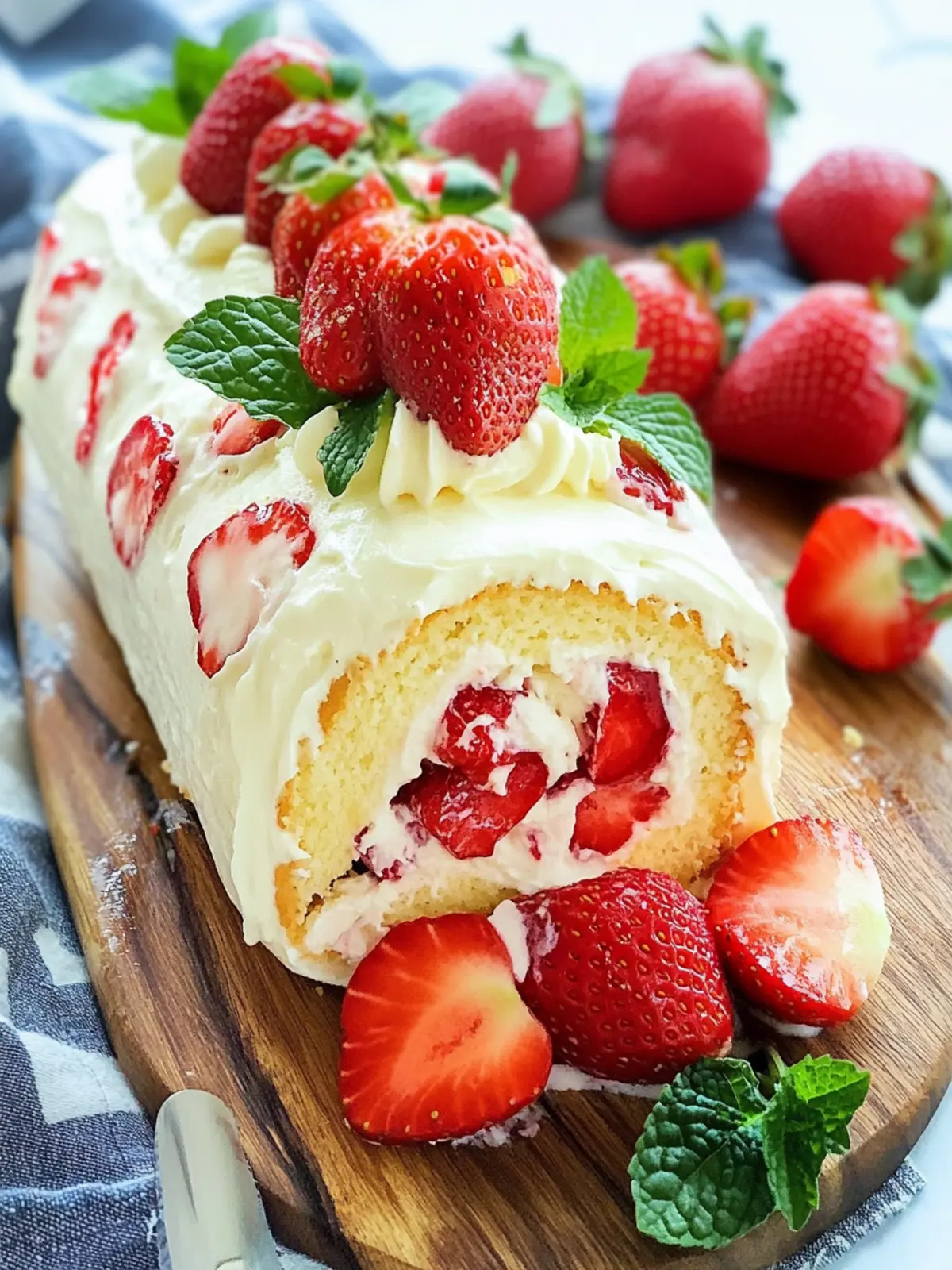 Delicious Easy Strawberry Cake Roll for Sweet Moments 5 Easy Strawberry Cake Roll