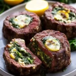 6 Ingredient Flank Steak Stuffed with Spinach & Zesty Parmesan 8 6 Ingredient Flank Steak Stuffed with Parmesan, Spinach and Lemon Zest