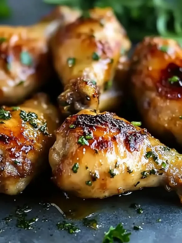 Honey Garlic Baked Chicken Drumsticks