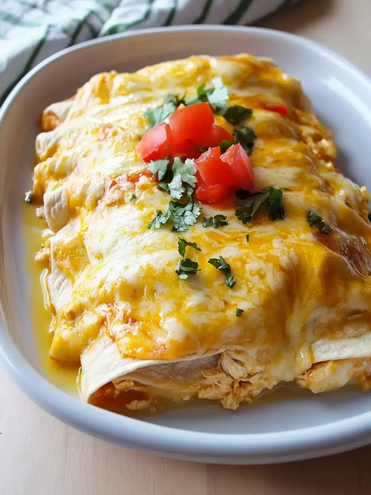 Cheesy Chicken Enchiladas