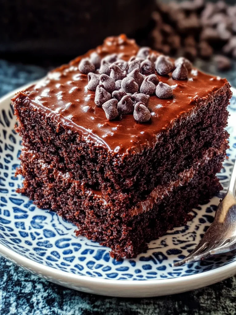 Moist Brazilian Chocolate Sheet Cake (One Bowl)