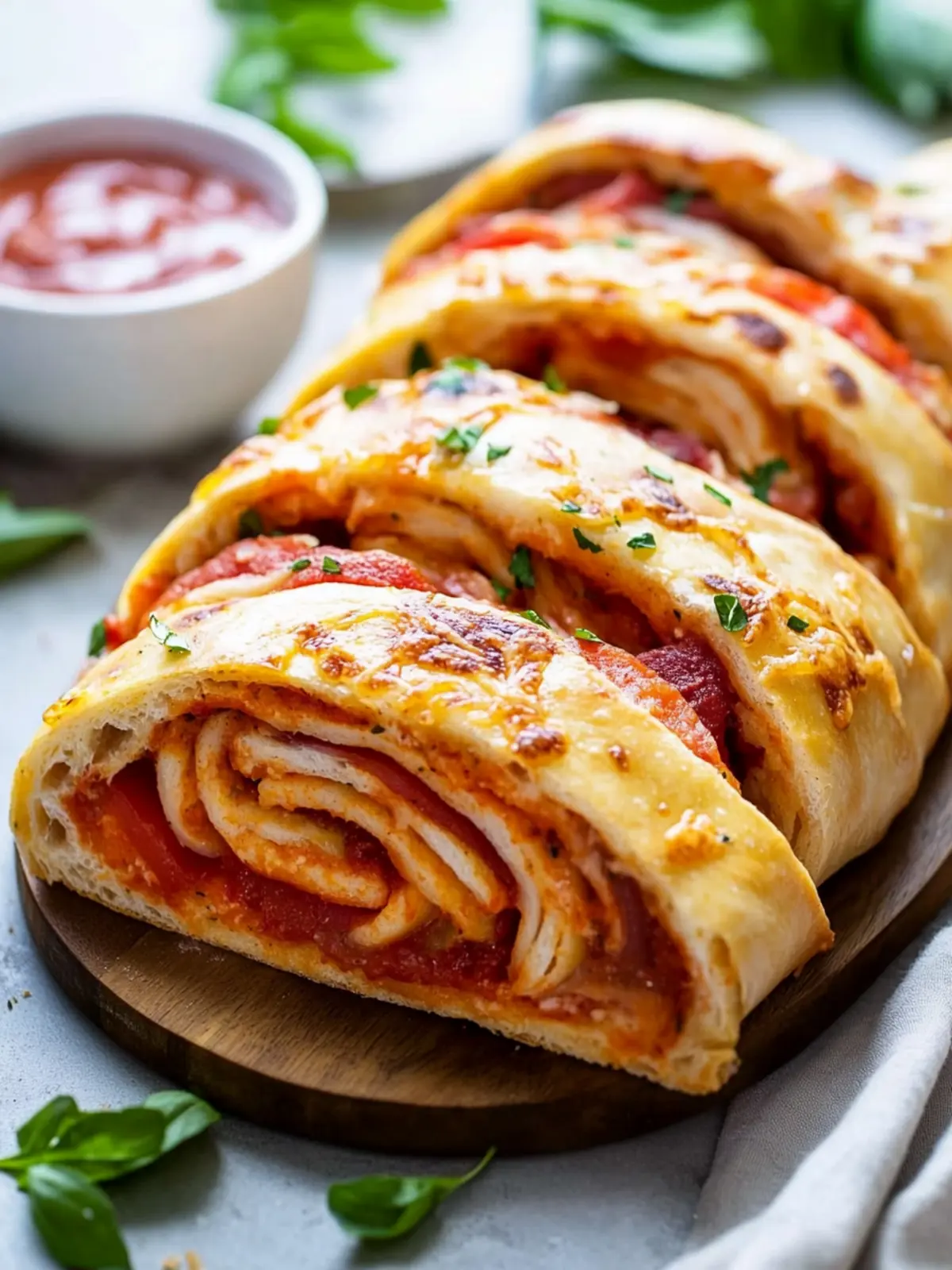 Irresistible Father's Day Stromboli: A Slice of Love! 2 Father's Day Stromboli