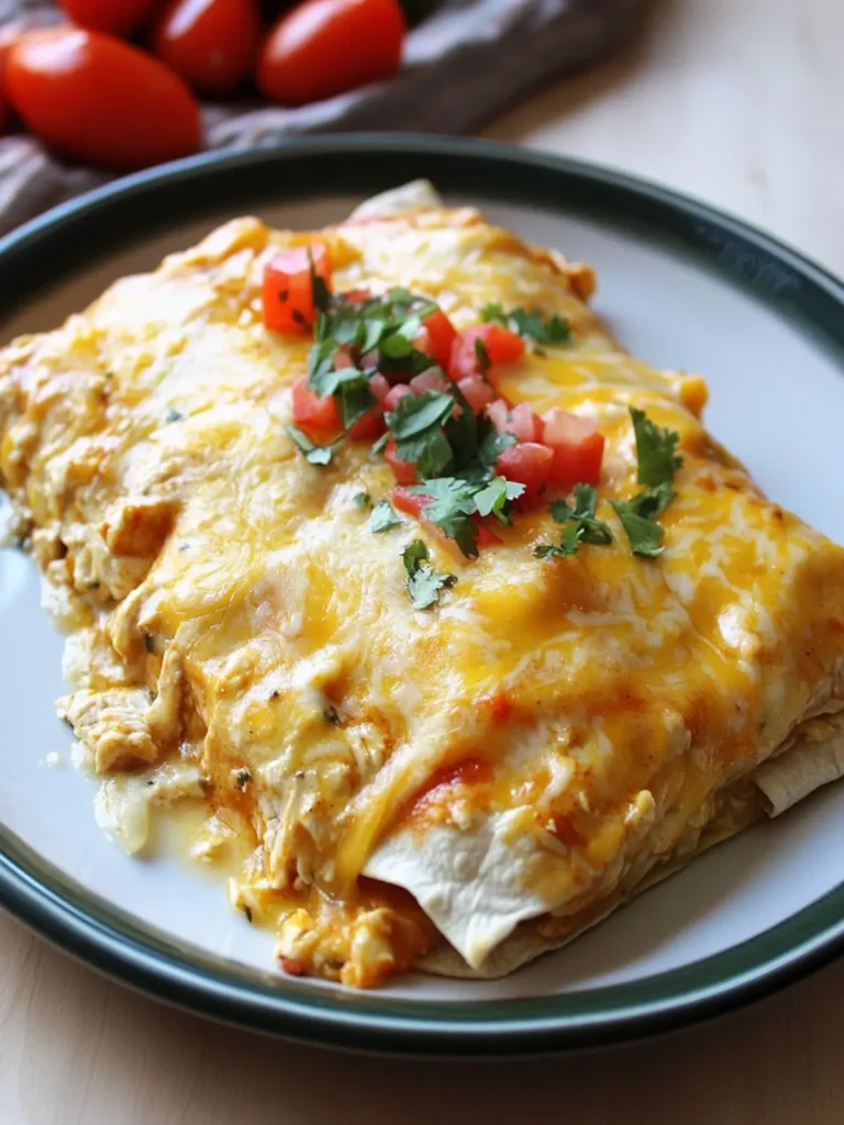 Cheesy Chicken Enchiladas