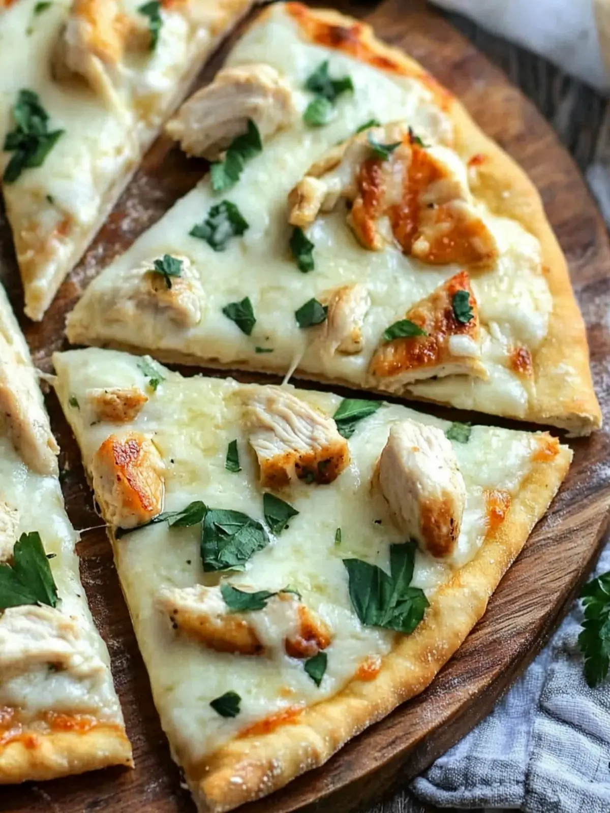 Ultimate Chicken Alfredo Pizza You’ll Want to Devour Today 3 Chicken Alfredo Pizza