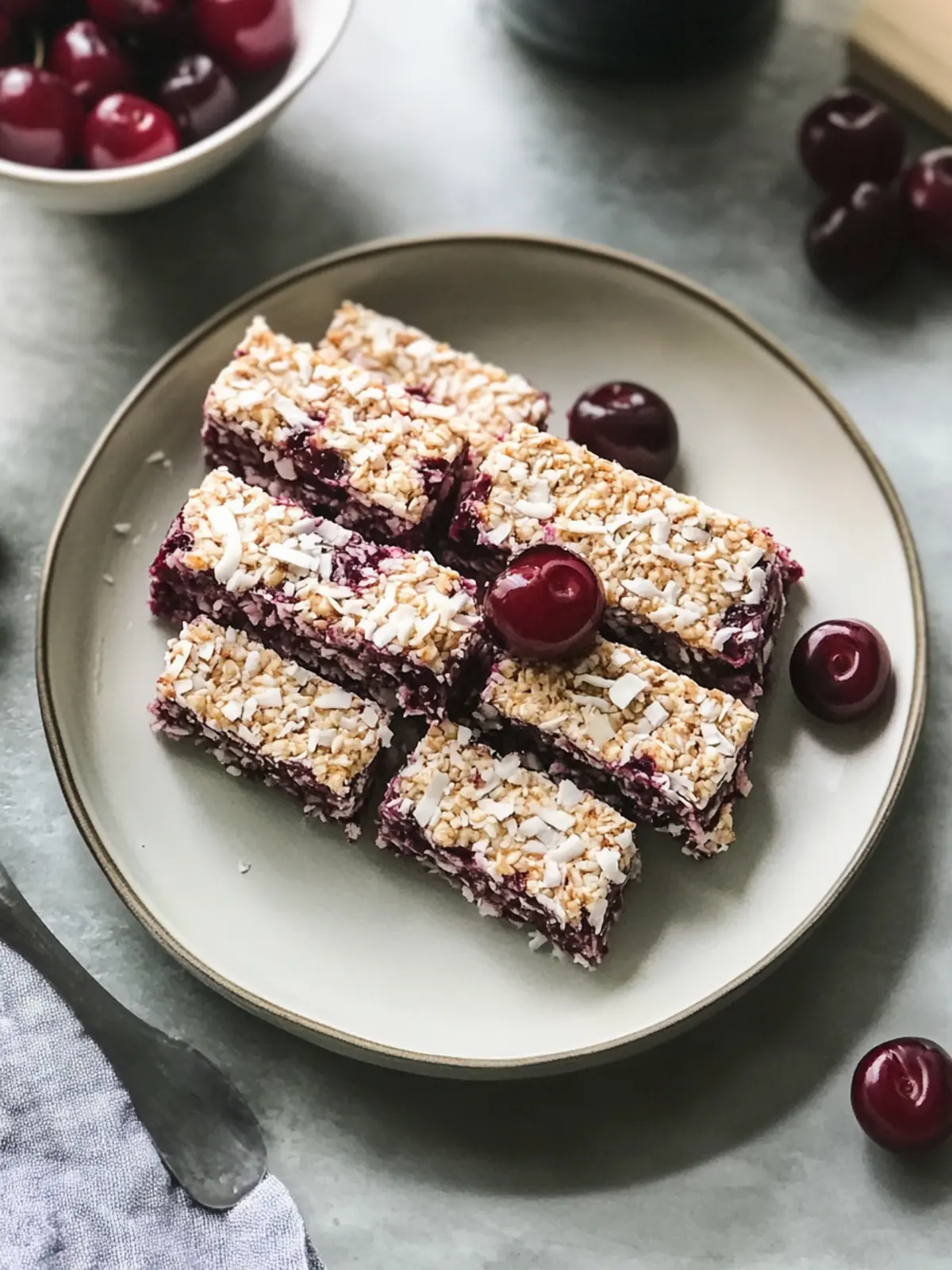 Cherry Coconut Flapjacks: A Sweet, Healthy Breakfast Treat 5 Cherry Coconut Flapjacks