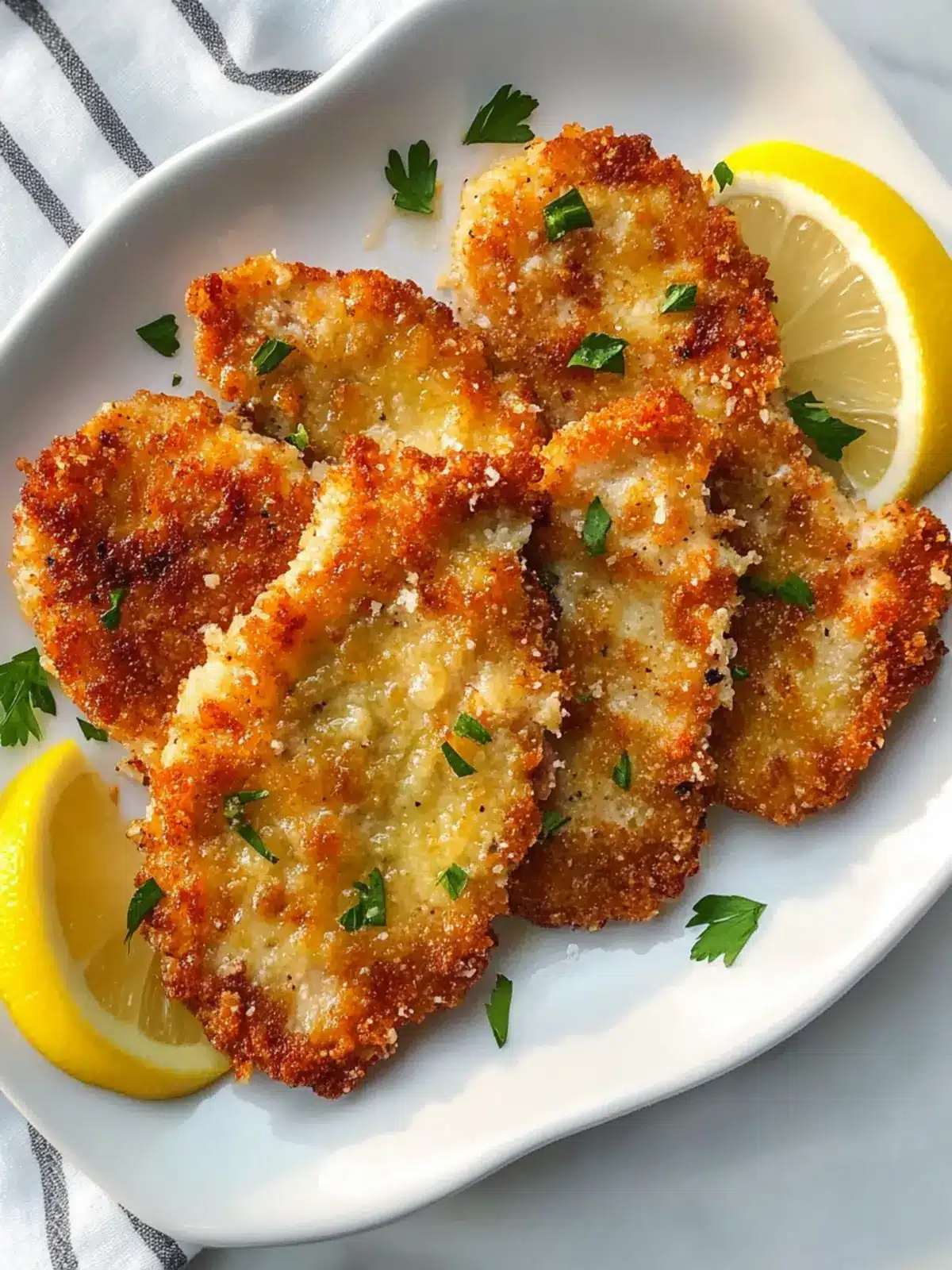 Crispy Parmesan Crusted Pork Chops