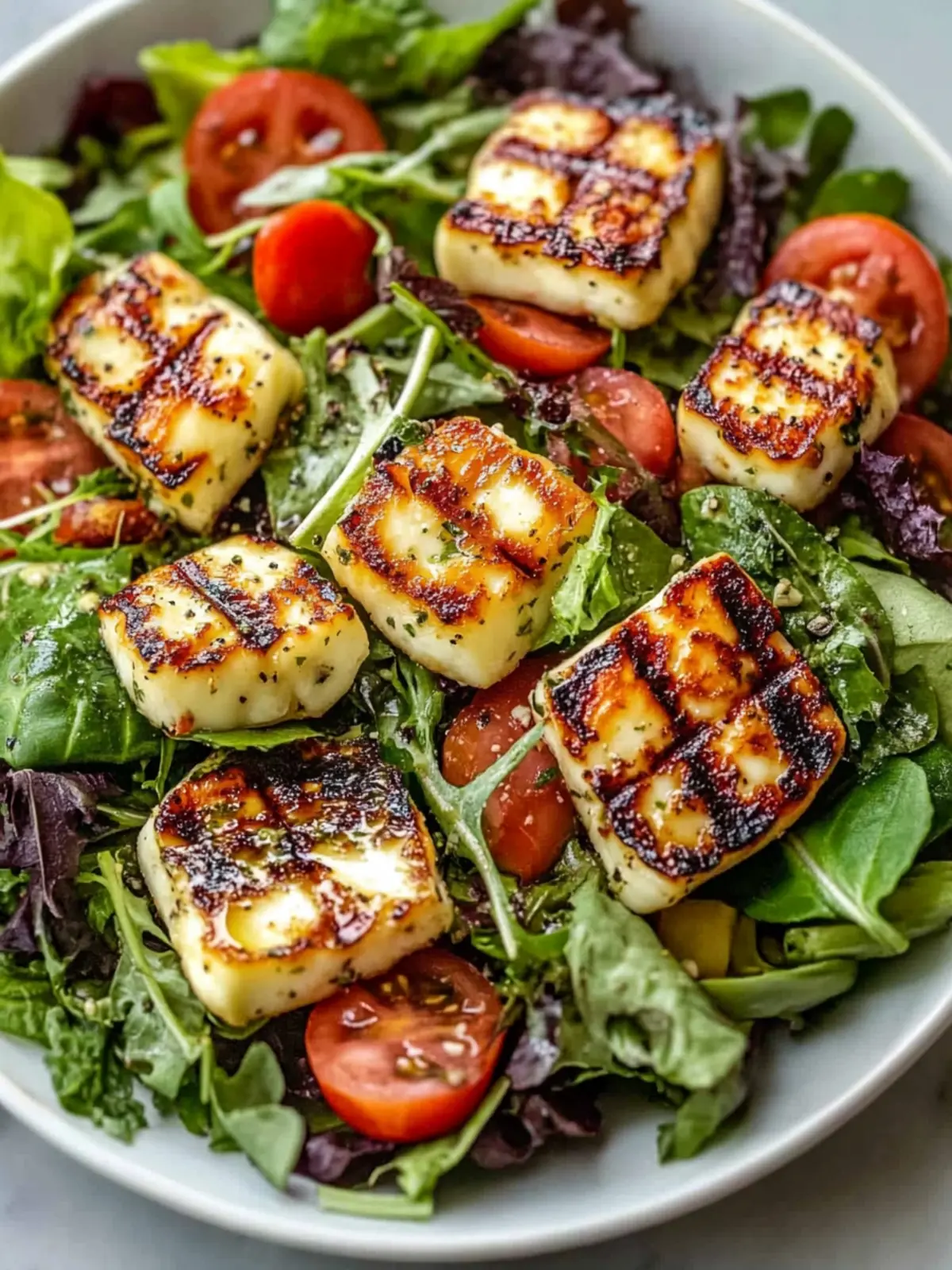 Delicious Grilled Halloumi Salad Recipe for Fresh Flavor Lovers 3 Grilled Halloumi Salad Recipe