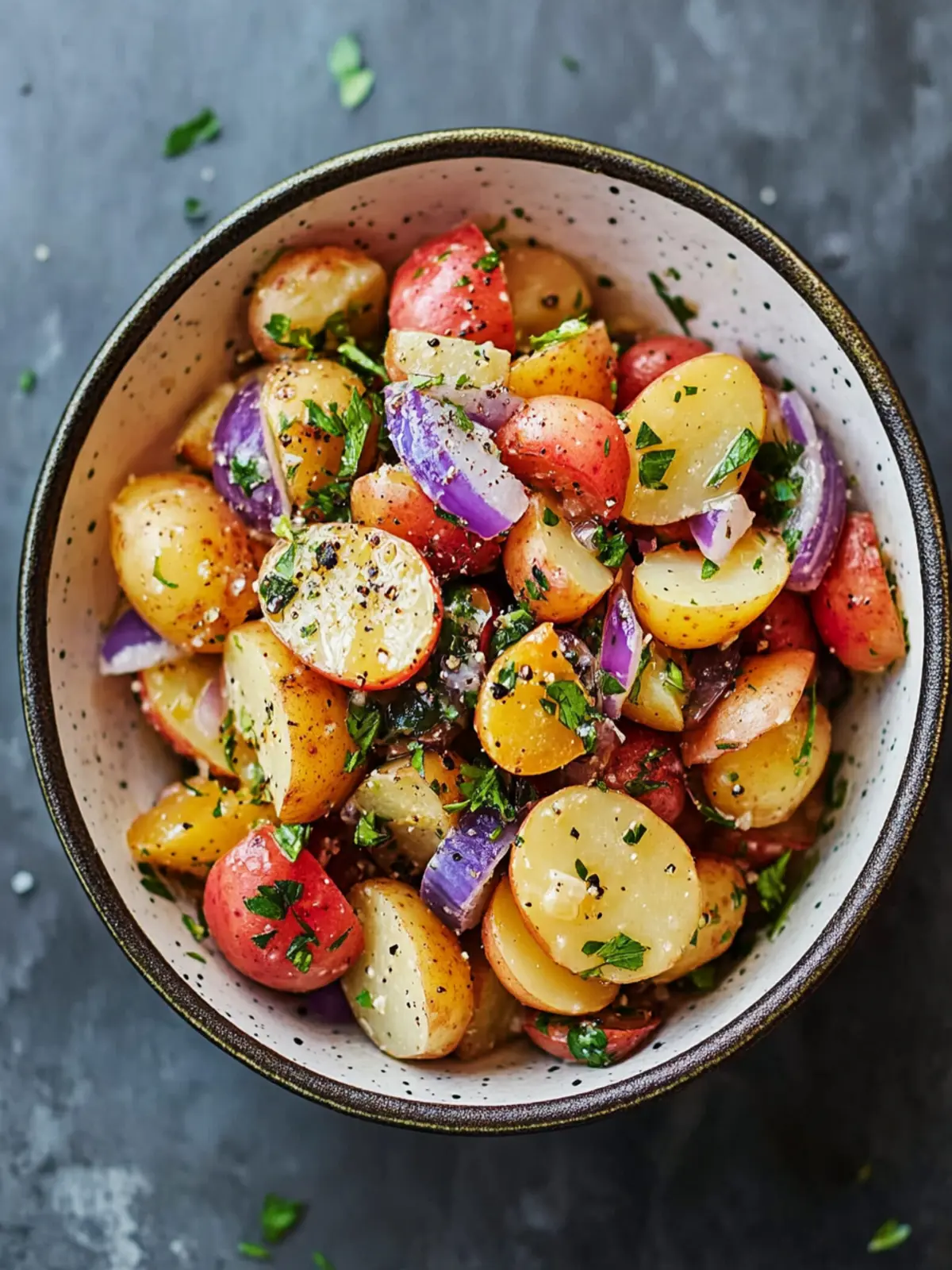 Savory Baby Potatoes Salad with a Zesty Twist 4 Baby Potatoes Salad