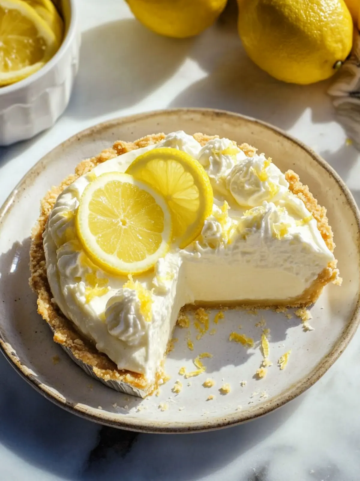 Frozen Lemonade Pie: A Refreshing Twist for Hot Days 5 Frozen Lemonade Pie
