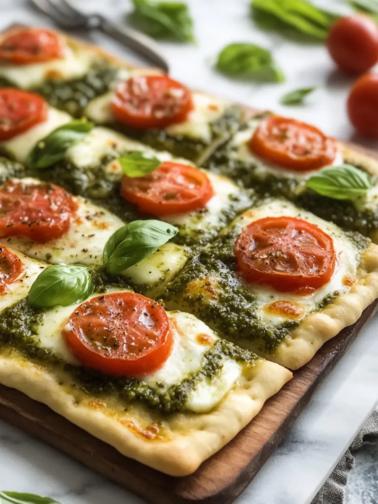 Flatbread Pesto Cheese Pizza