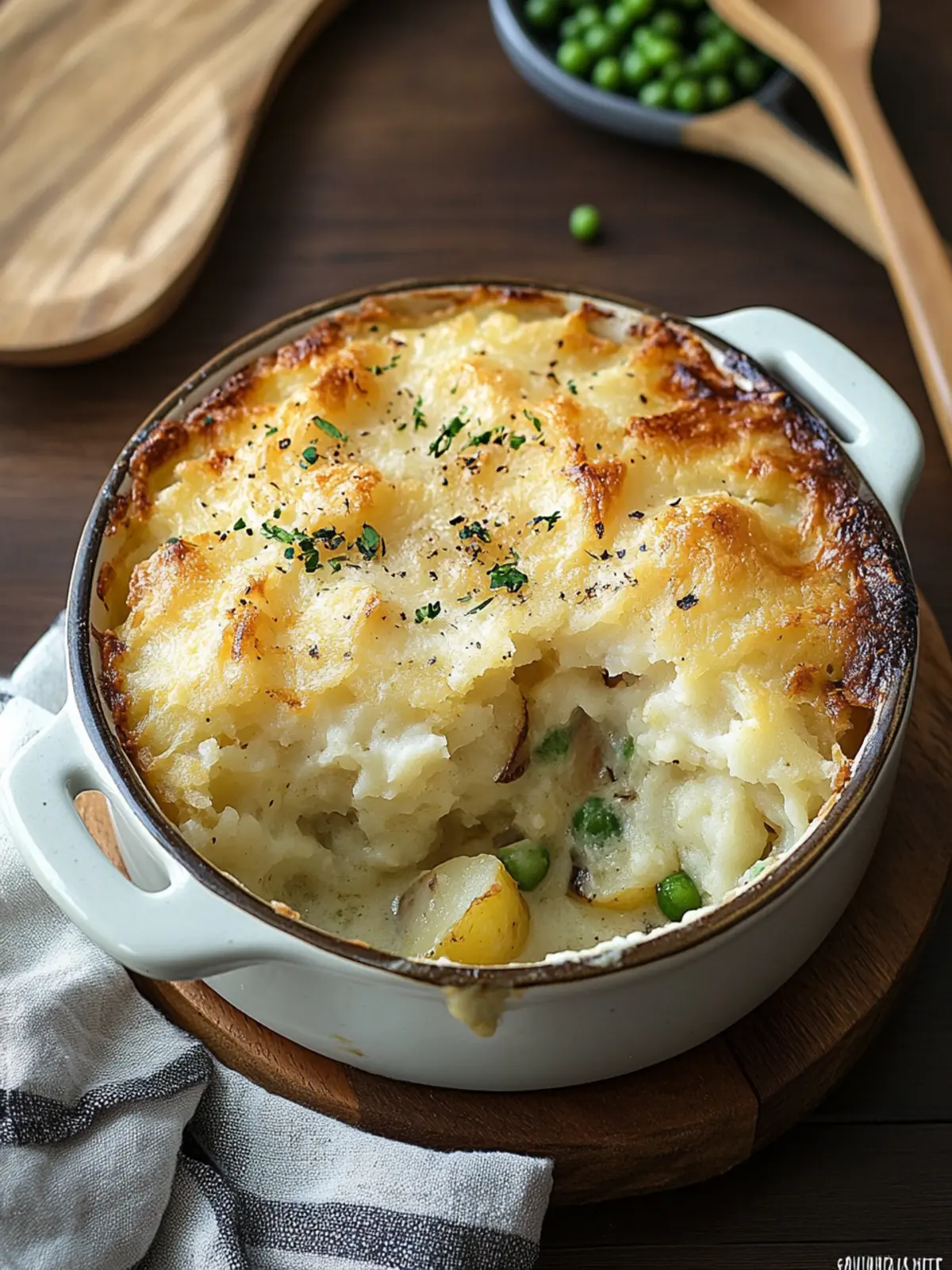 Cheesy Potato Topped Fish Pie