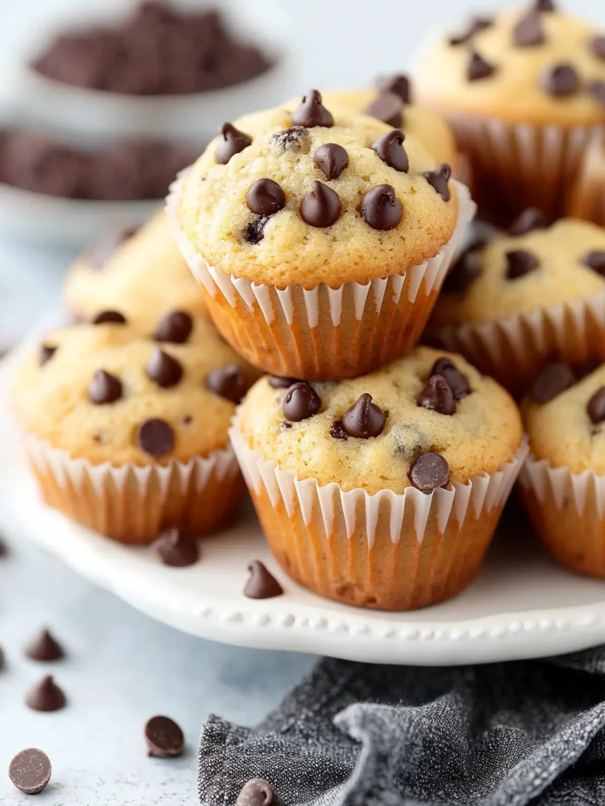 Mini Chocolate Chip Muffins