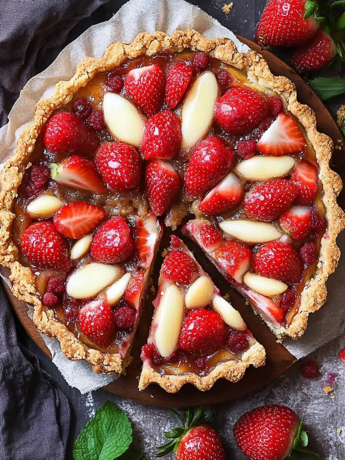 Delicious Strawberry Frangipane Tart to Brighten Your Day 3 Strawberry Frangipane Tart