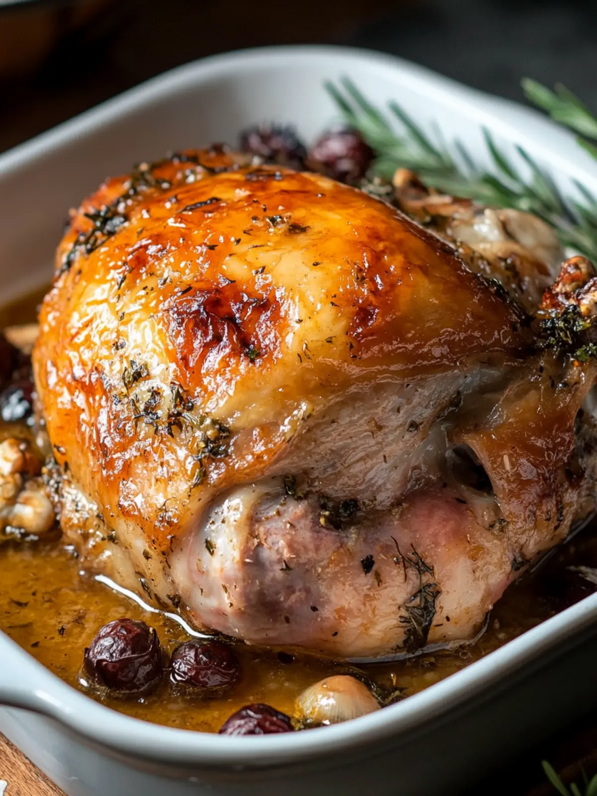 Savory Turkey Thigh Slow Cooked in the Oven for Tender Bliss 3 Turkey Thigh Slow Cooked in the Oven