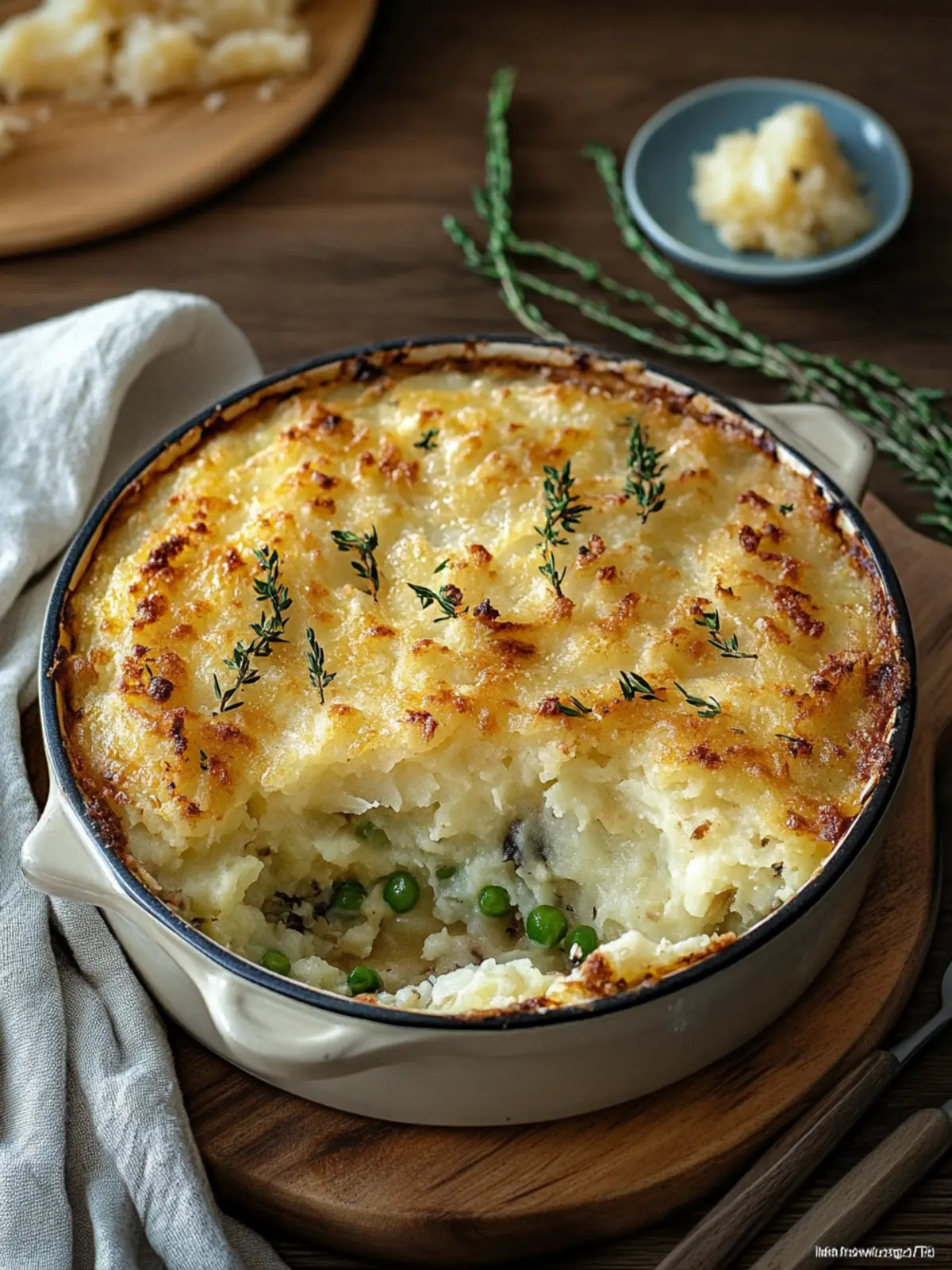 Cheesy Potato Topped Fish Pie