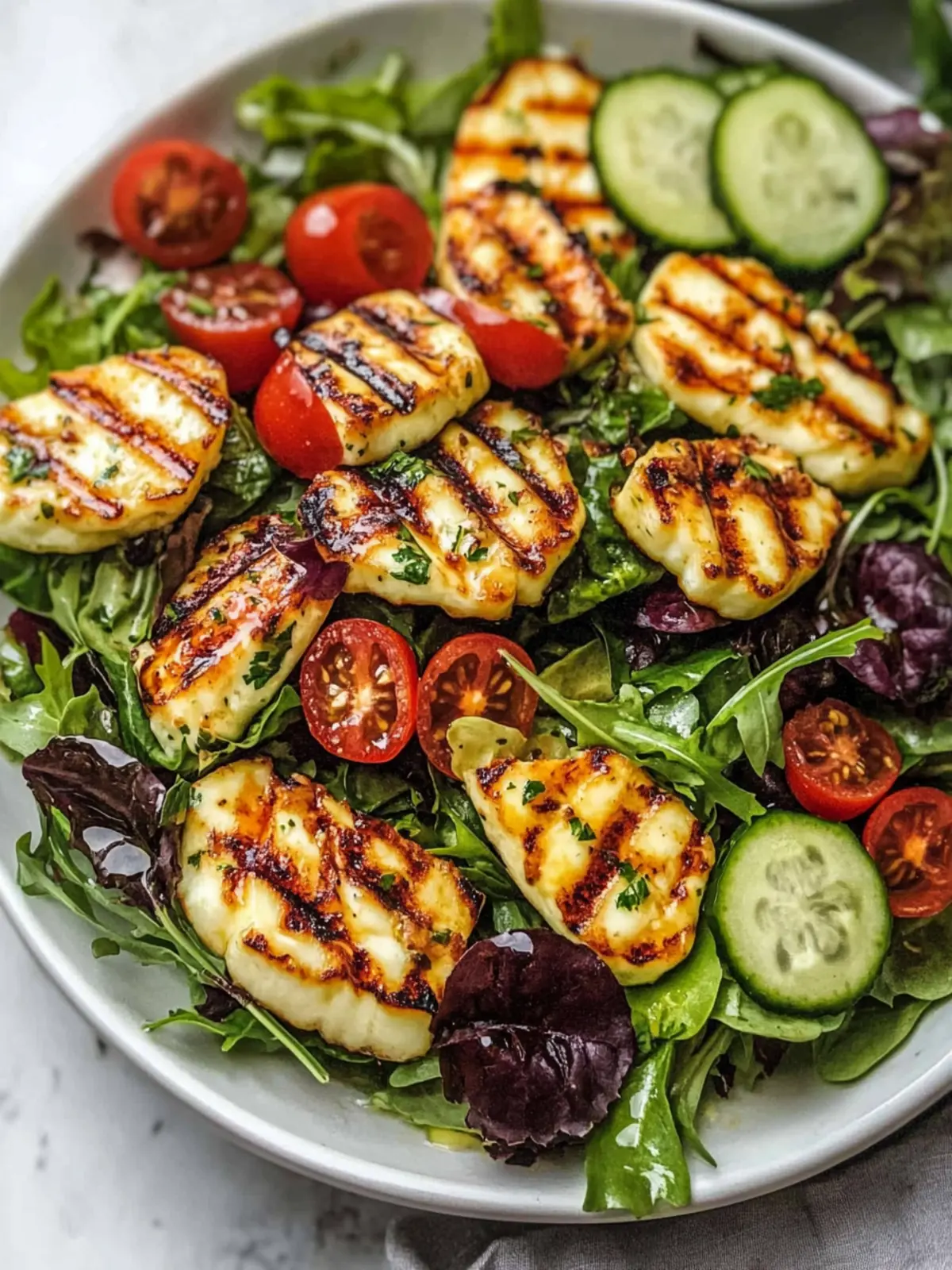 Delicious Grilled Halloumi Salad Recipe for Fresh Flavor Lovers 4 Grilled Halloumi Salad Recipe