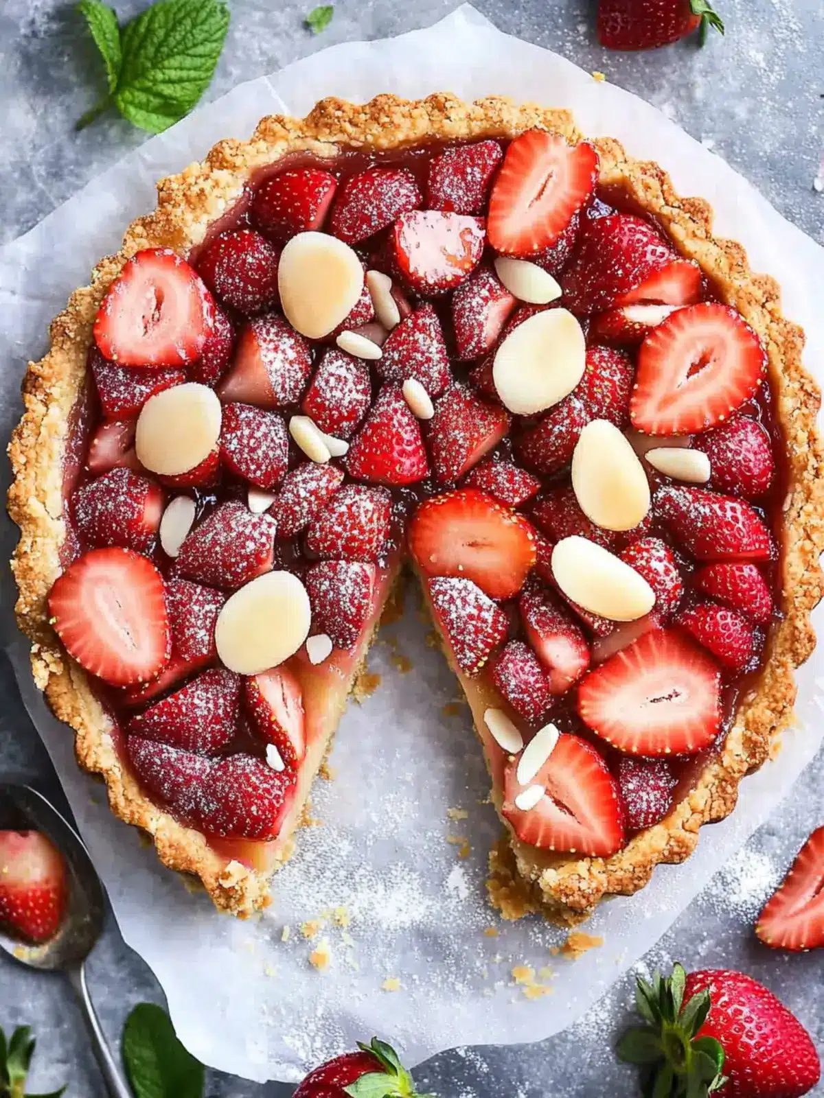 Delicious Strawberry Frangipane Tart to Brighten Your Day 2 Strawberry Frangipane Tart