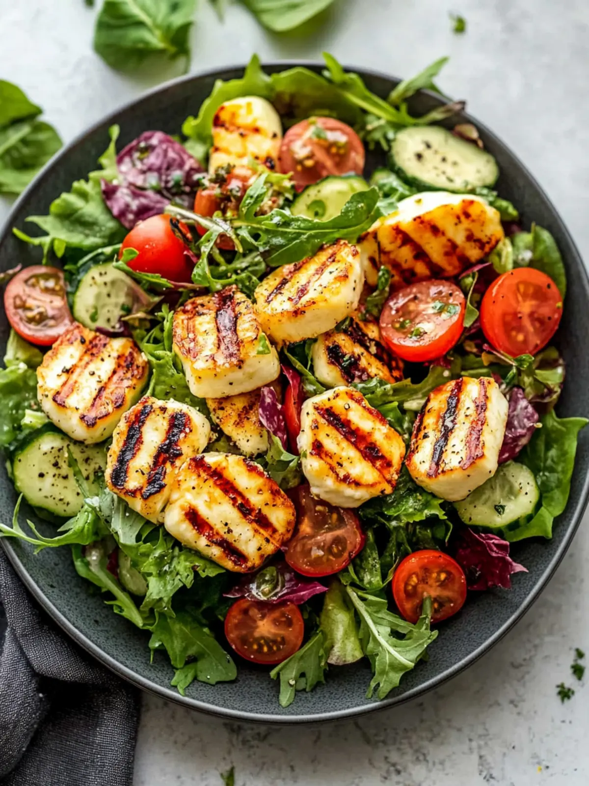 Delicious Grilled Halloumi Salad Recipe for Fresh Flavor Lovers 2 Grilled Halloumi Salad Recipe