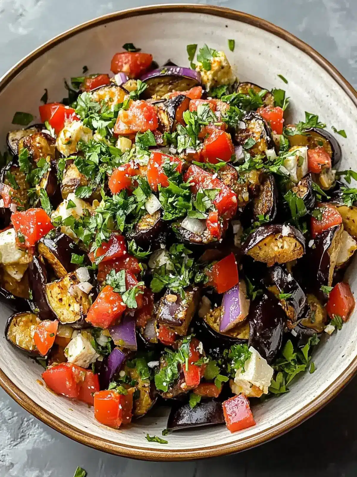 Mediterranean Eggplant Salad That'll Brighten Your Table 3 Mediterranean Eggplant Salad