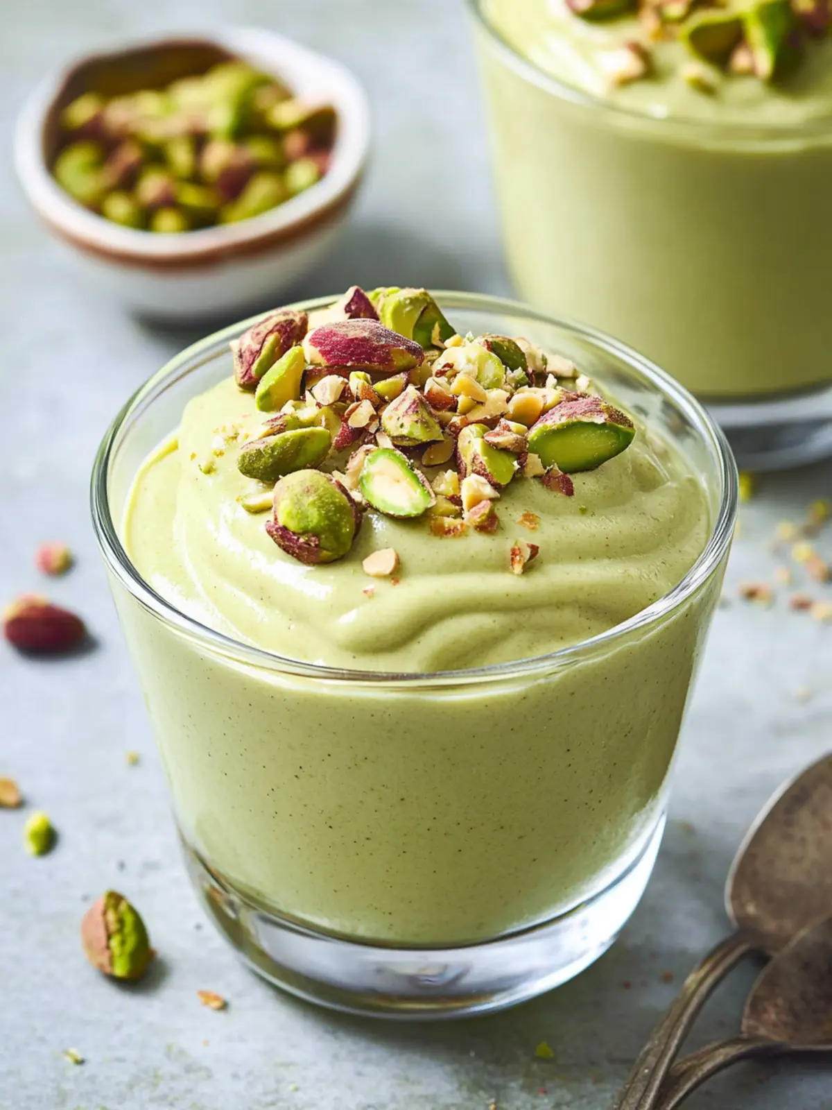 Creamy Pistachio Pudding with Coconut Whip Delight 5 Pistachio Pudding