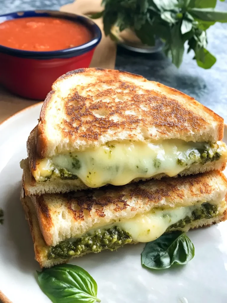 Pesto Grilled Cheese