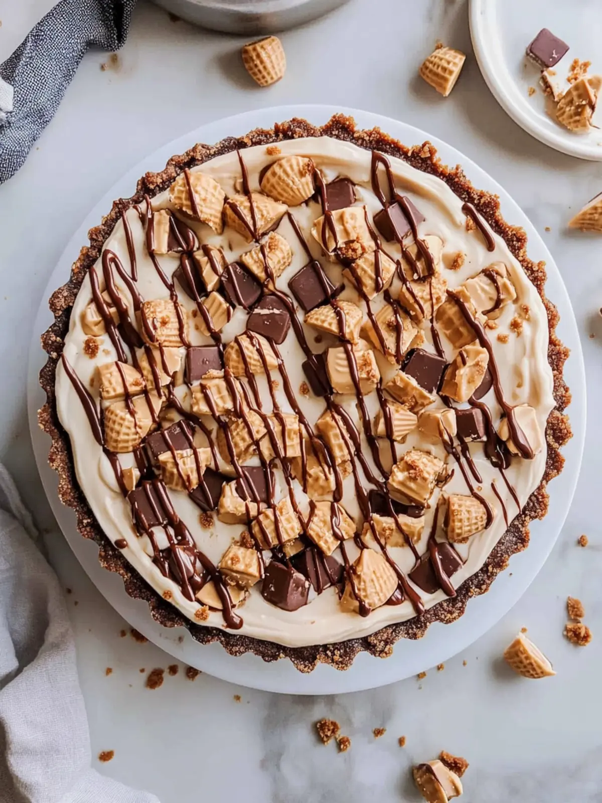 Deliciously Easy Reese's Peanut Butter Cups Pie to Savor 2 Easy Reese's Peanut Butter Cups Pie