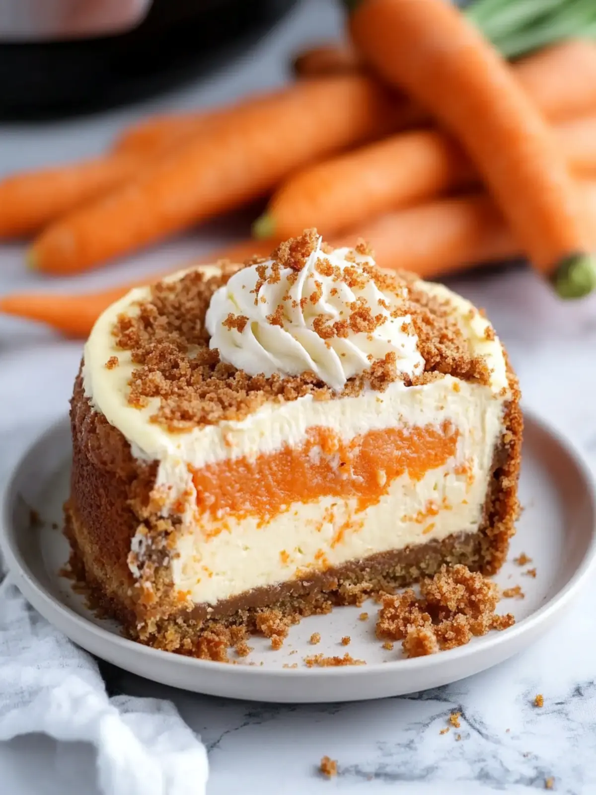 Instant Pot Carrot Cake Cheesecake You'll Crave Every Time 3 Instant Pot Carrot Cake Cheesecake