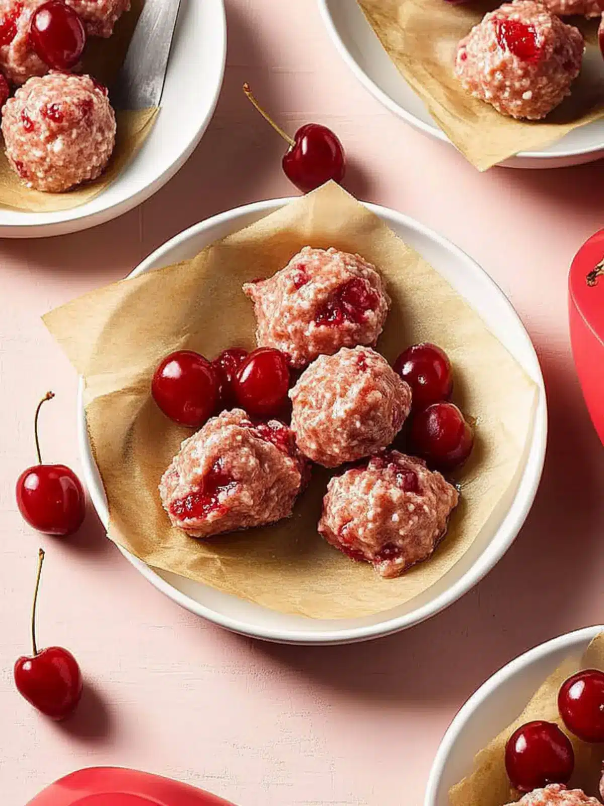 Cherry No-Bake Cookies