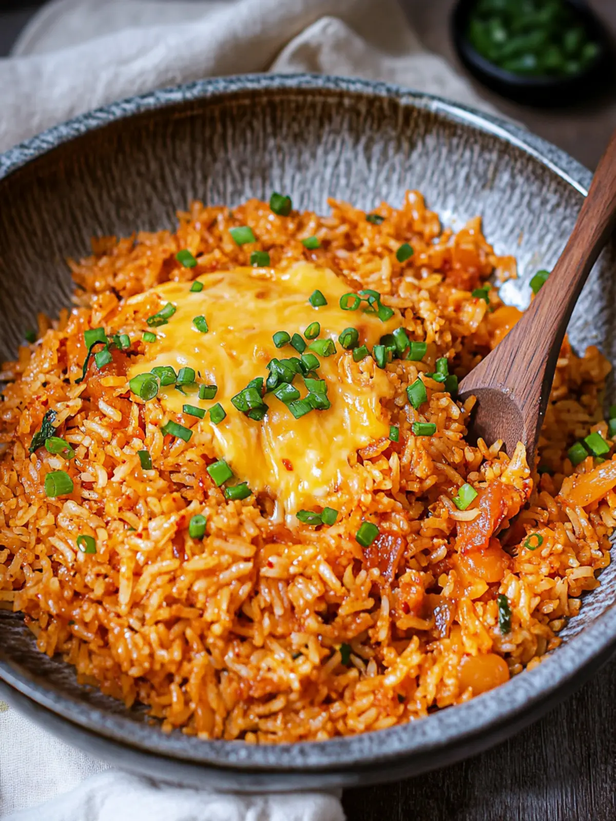 Cheese Sauce Kimchi Fried Rice: Your Comfort Food Upgrade 5 Cheese Sauce Kimchi Fried Rice