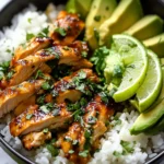 Zesty Honey Lime Chicken & Avocado Rice Bowl Delight 43 Honey Lime Chicken & Avocado Rice Bowl