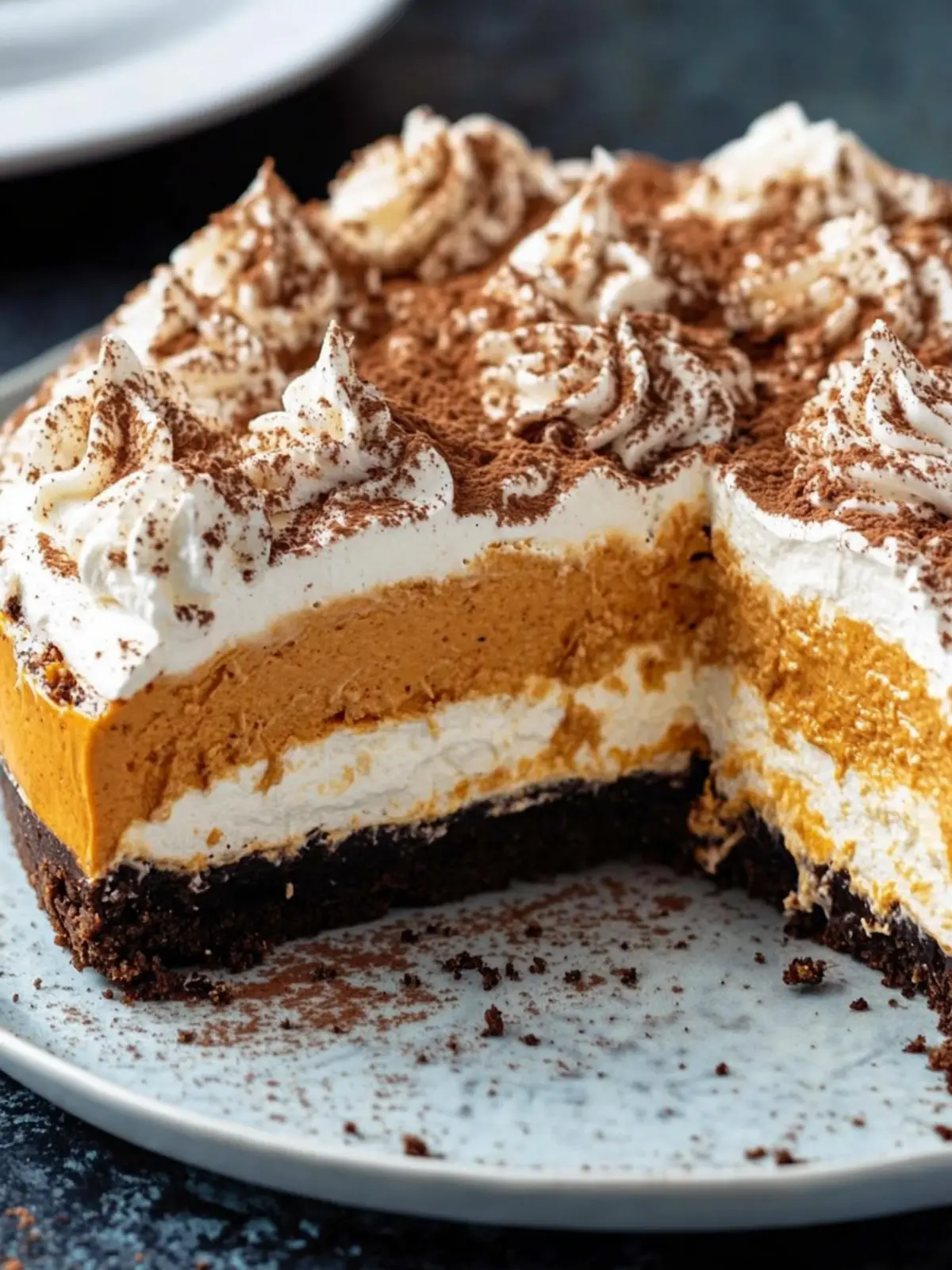 Irresistible Layered Pumpkin Cheesecake to Impress Everyone 2 Layered Pumpkin Cheesecake