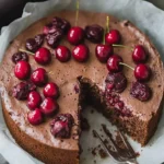 Vegan Cherry Chocolate Cake
