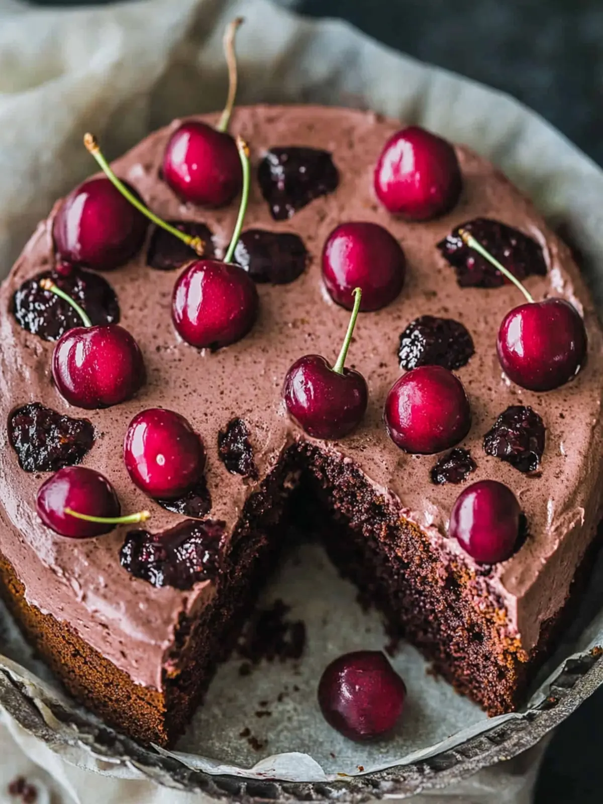 Vegan Cherry Chocolate Cake: Indulge Without the Guilt 2 Vegan Cherry Chocolate Cake