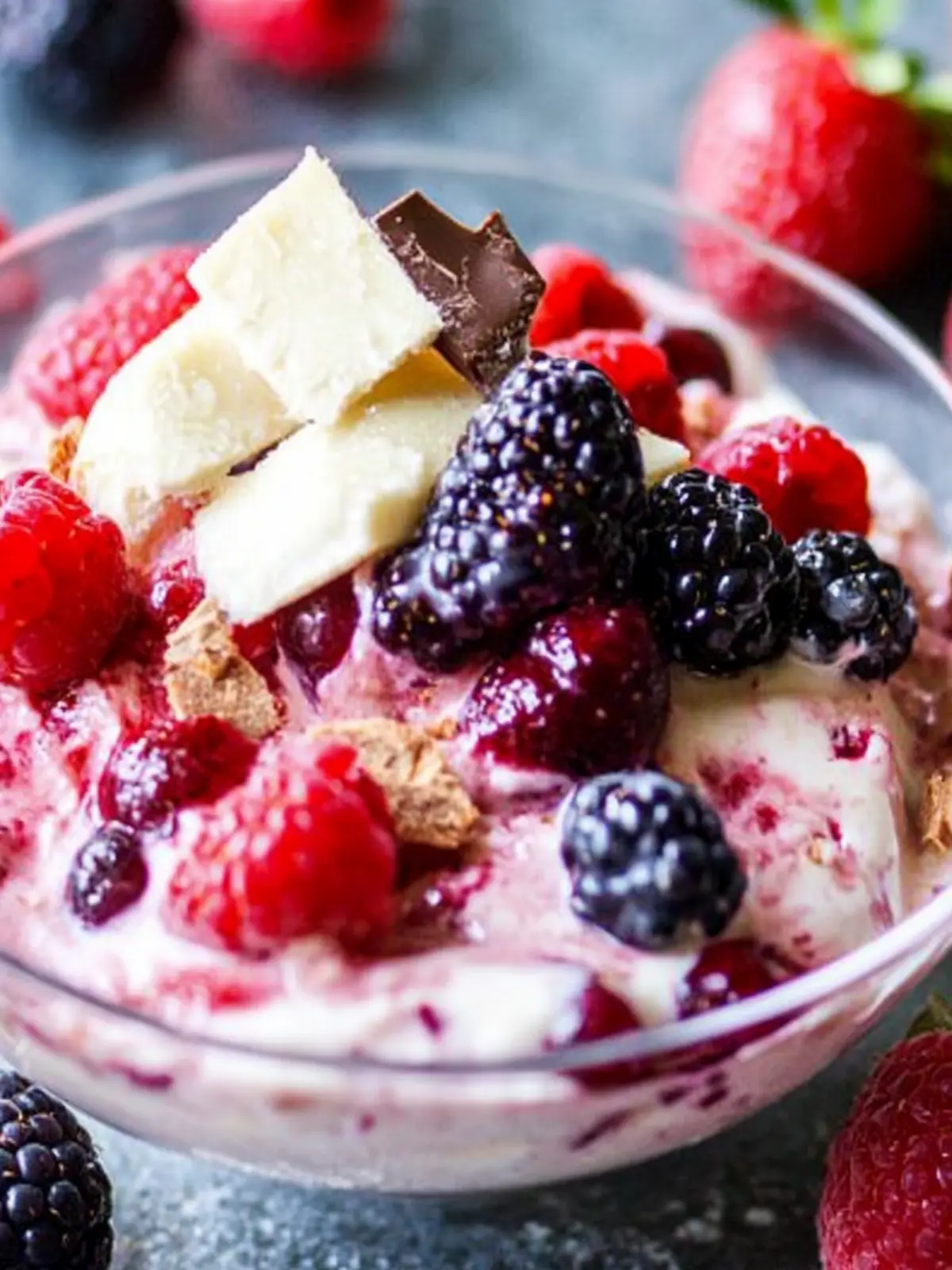 Decadent White Chocolate Chip Berry Cheesecake Dip Recipe 2 White Chocolate Chip Berry Cheesecake Dip