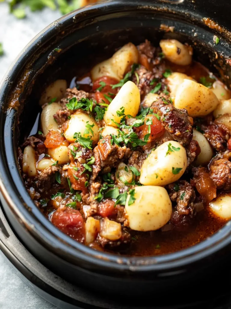 Slow Cooker Cajun Beef Hotpot