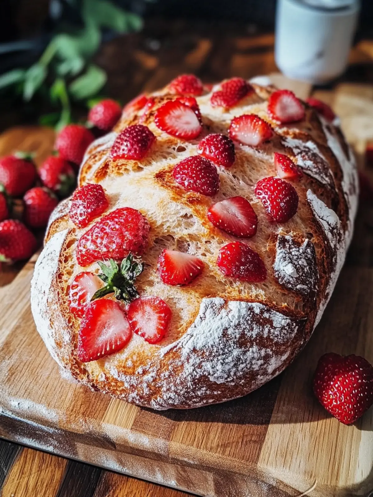 Strawberry Sourdough Bread: A Sweet Twist on Tradition 2 Strawberry Sourdough Bread