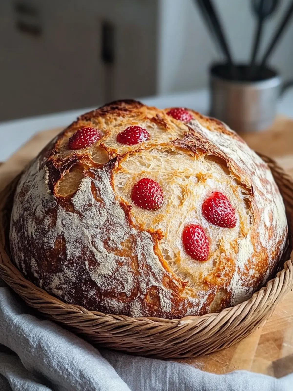 Strawberry Sourdough Bread: A Sweet Twist on Tradition 3 Strawberry Sourdough Bread