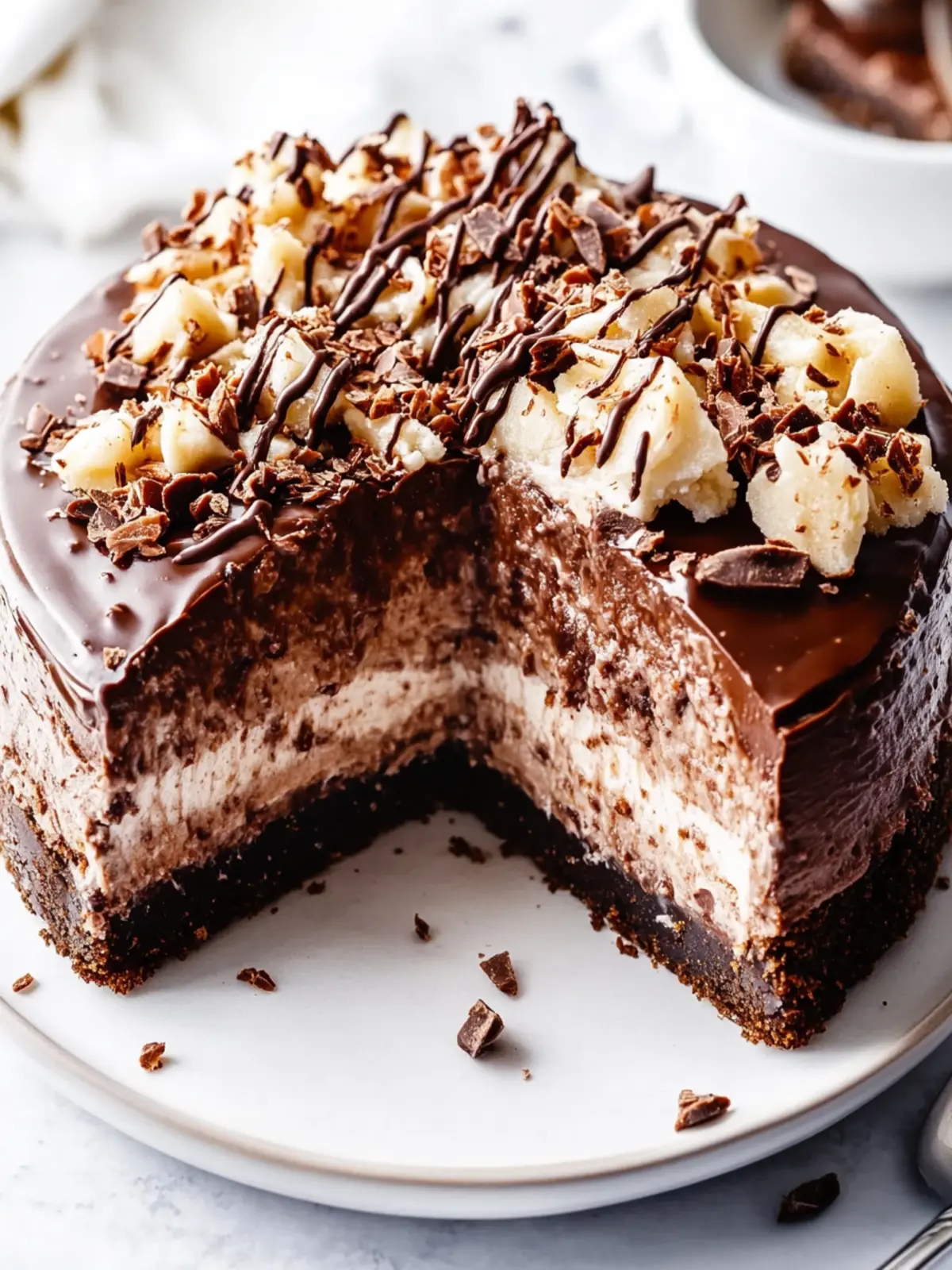 Indulge in Decadent German Chocolate Cheesecake Bliss 4 German Chocolate Cheesecake