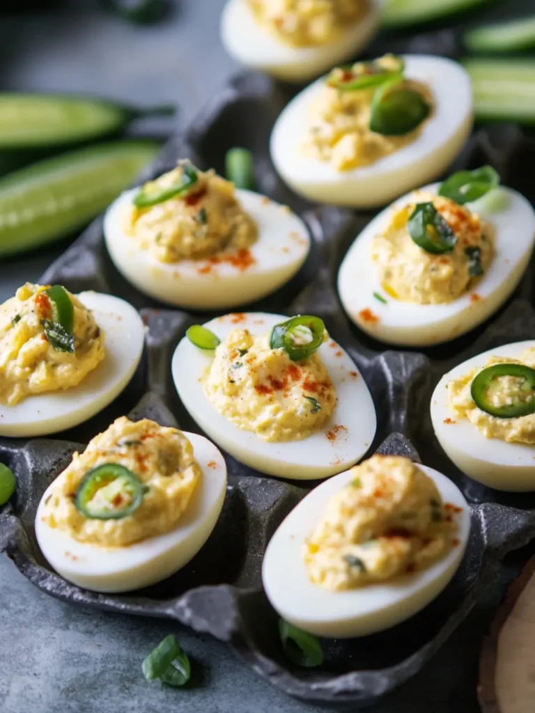 Jalapeno Popper Deviled Eggs