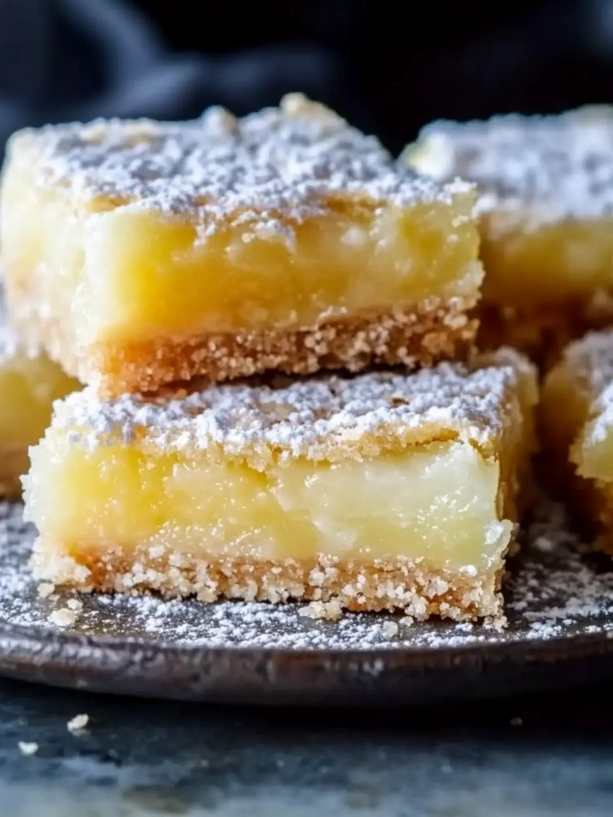 Pineapple Bars with Shortbread Crust