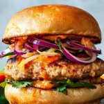 Thai Sweet Chili Turkey Burger