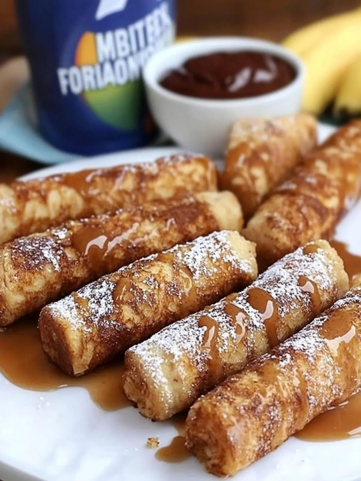 Air Fryer Peanut Butter French Toast Roll-Ups Made Easy 2 Air Fryer Peanut Butter French Toast Roll-Ups